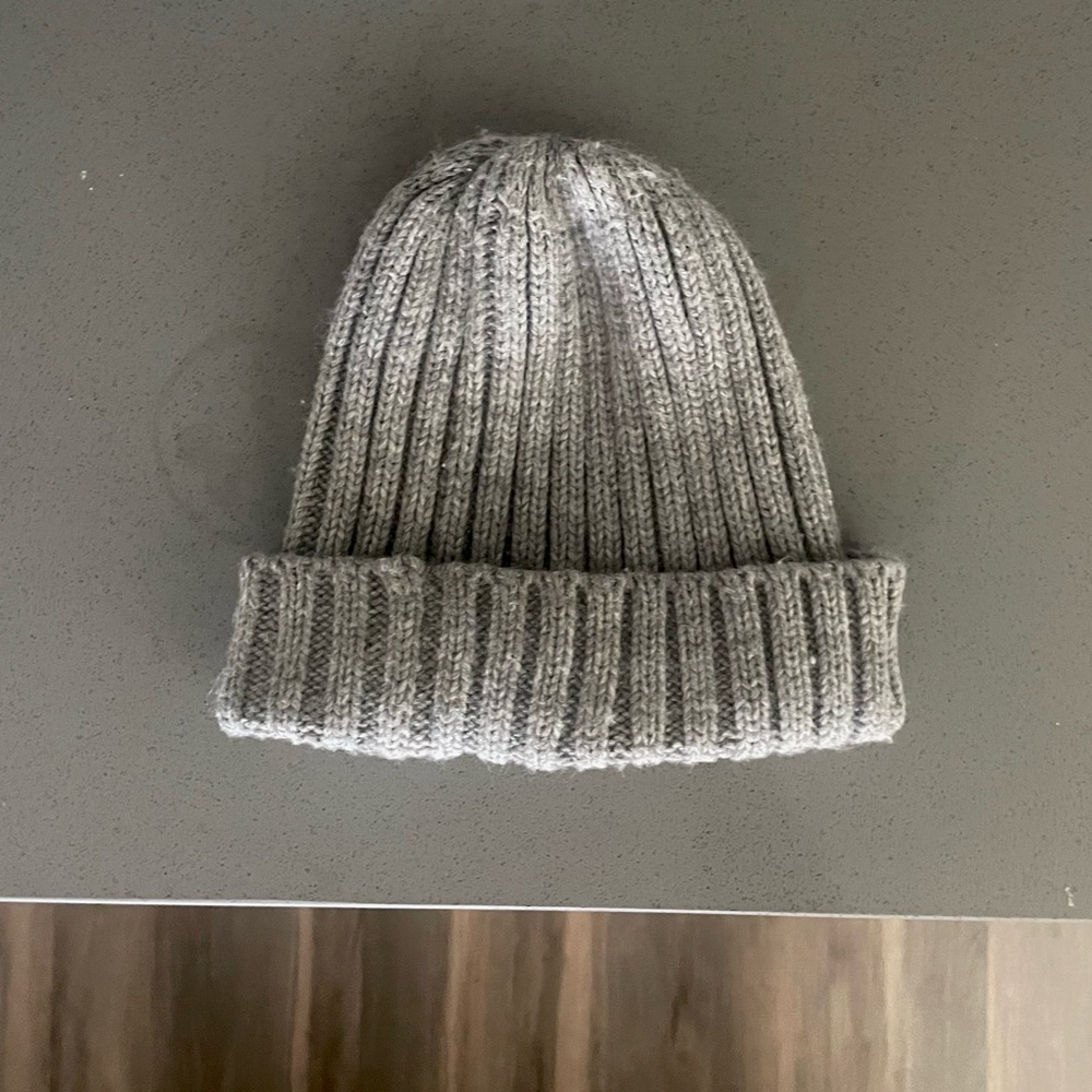 Cotton On Grey Ribbed Beanie - Picture 5 of 10